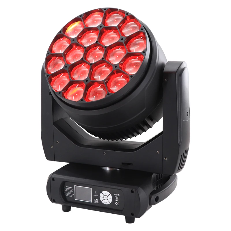 

Pro DJ Pixel K15 19X40w B Bee Eye Rgbw 4in1 Zoom Led Moving Head Light