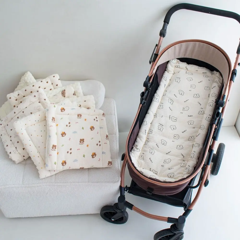 

Cartoon Pattern Baby Stroller Cushion Stroller Accessories Seat Liner Pushchair Car Mat Car Seat Pram Cushion Trolley Mattress