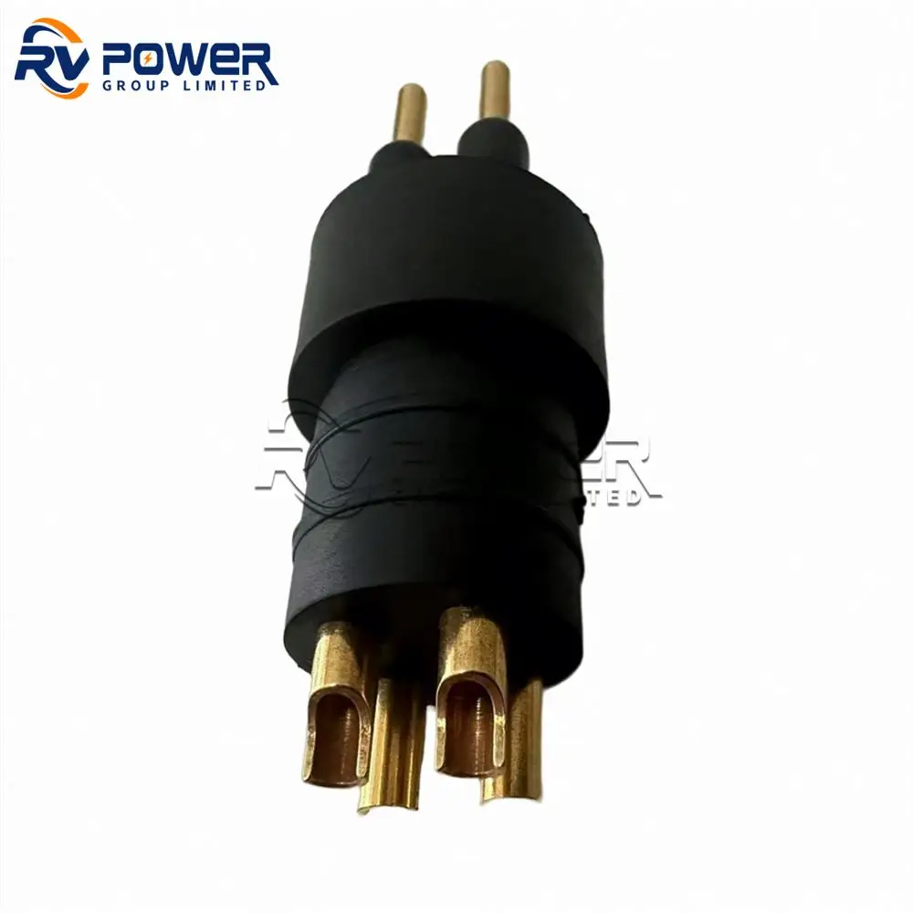 Rubber Molded Bulkhead Connector - 6 Pin Male XSG-6-BCL