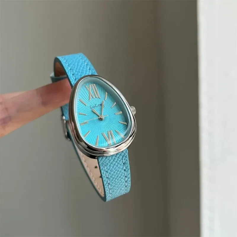 Famous Brand Women Quartz Watch Luxury Gift Ladies Snake Head Female Watch Fashion Red Leather Strap Wristwatch Dropshipping