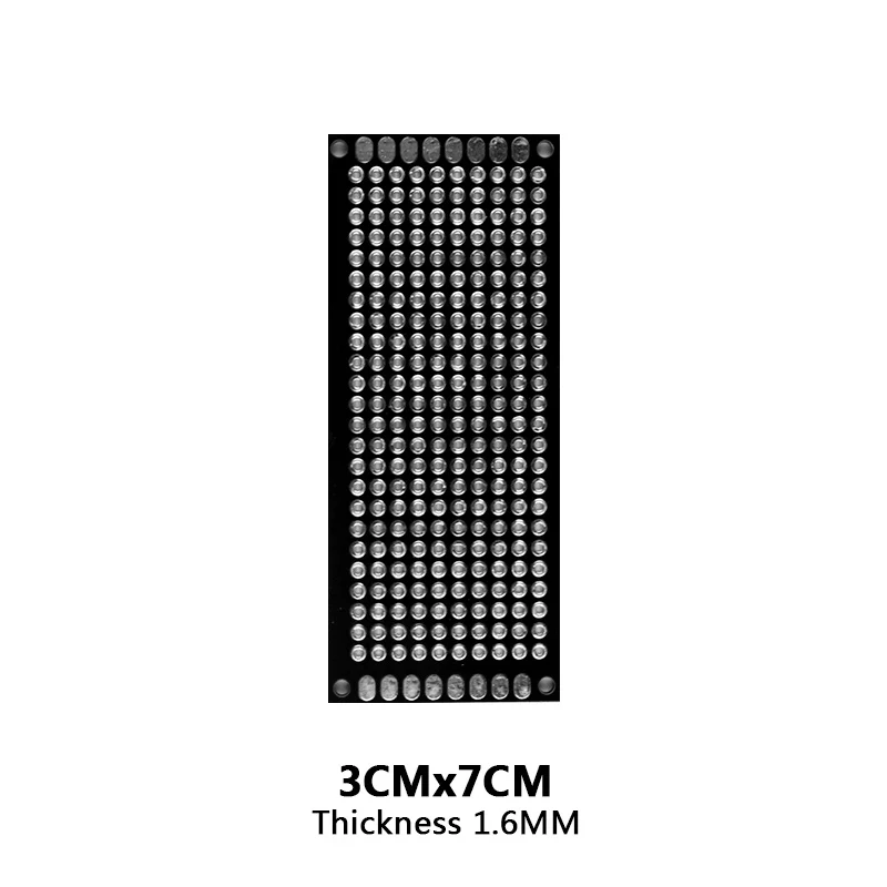 5/10PCS PCB Board Prototype Board Black Double Side Circuit Boards 3x7 5x7 7x9 8x12 9x15cm DIY Electronic Kit Free Shipping