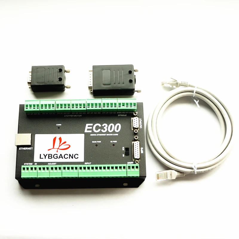 

EC300 CNC router Mach3 Ethernet Control Card 3/4/5/6 Axis Motion Control Card Breakout Board for DIY milling machine