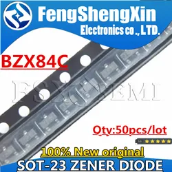 50PCS BZX84C18 BZX84-C18 SOT23 18V Y6 Zener Diode Y6 BZX84C 3V0 3V3 3V6 3V9 4V3 5V1 6V2 7V5 8V2 9V1 Z13 Z14 Z15 Z16 Z1 Y10 Y11