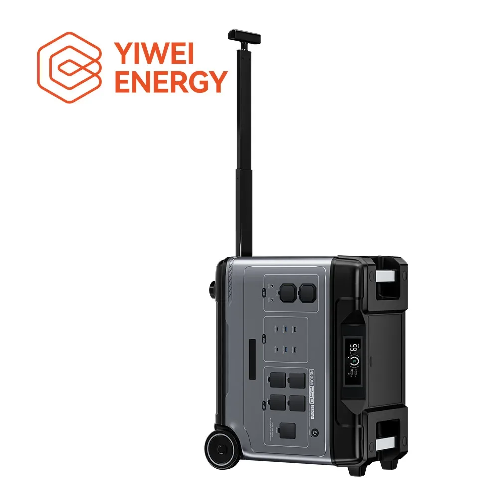Portable 5120Wh 4000W Solar Panel Charger 5000W Emergency Lifepo4 Power Station Camping Jump Starter Flashlight Car Source US