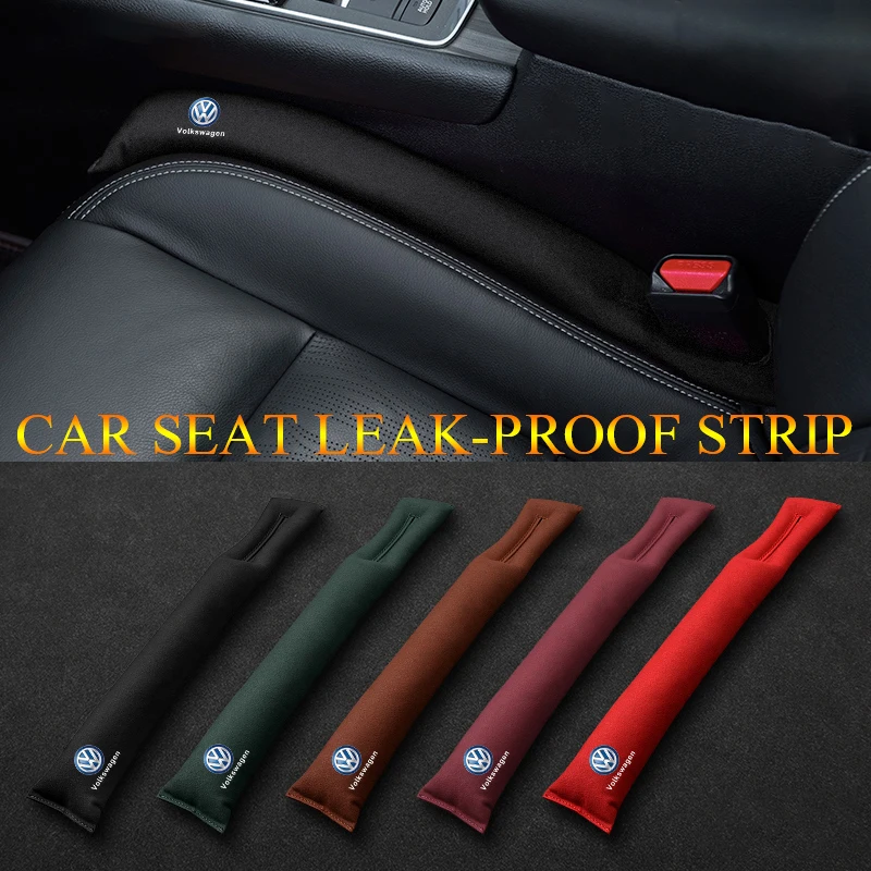 1pcs car seat gap filler suede gap plug gasket suitable for Volkswagen VW RLine GTI Golf Polo GTD Passat Tiguan MK5 TSI Jetta