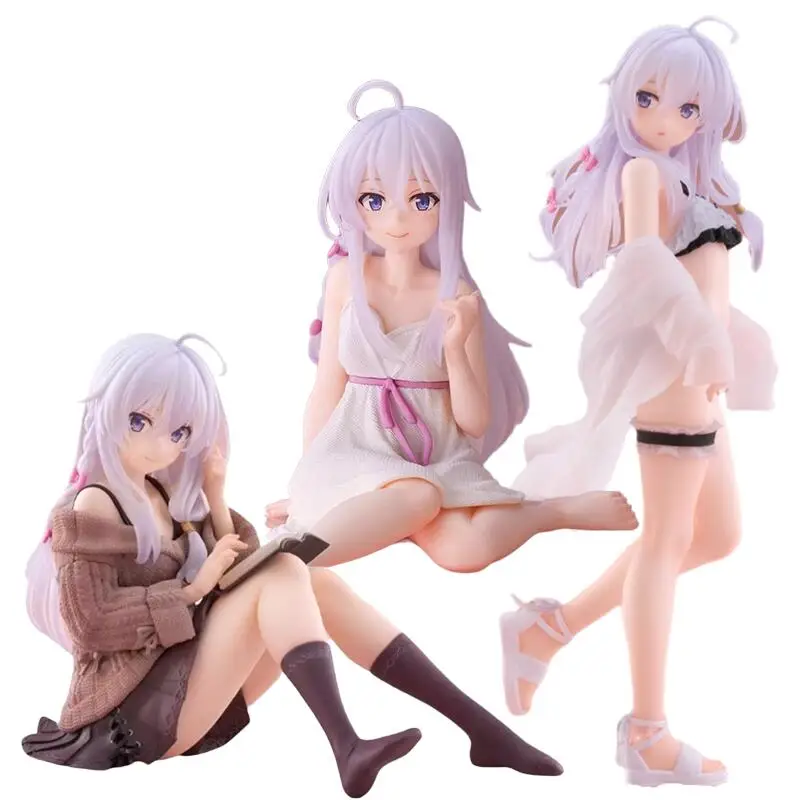 

Genuine Taito The Journry of Elaina Coreful Figure Desktop Cute Elaina Swimsuit Ver Knitwear Ver Original Anime Figure Model Toy