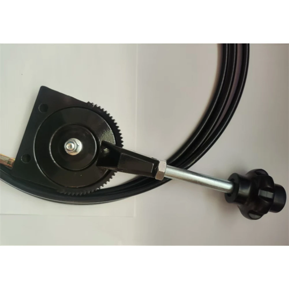 

Hand Throttle Control 1M For Excavator Harvester Tractor Ship Spreader Throttle Cable Assembly Self-Locking Controller