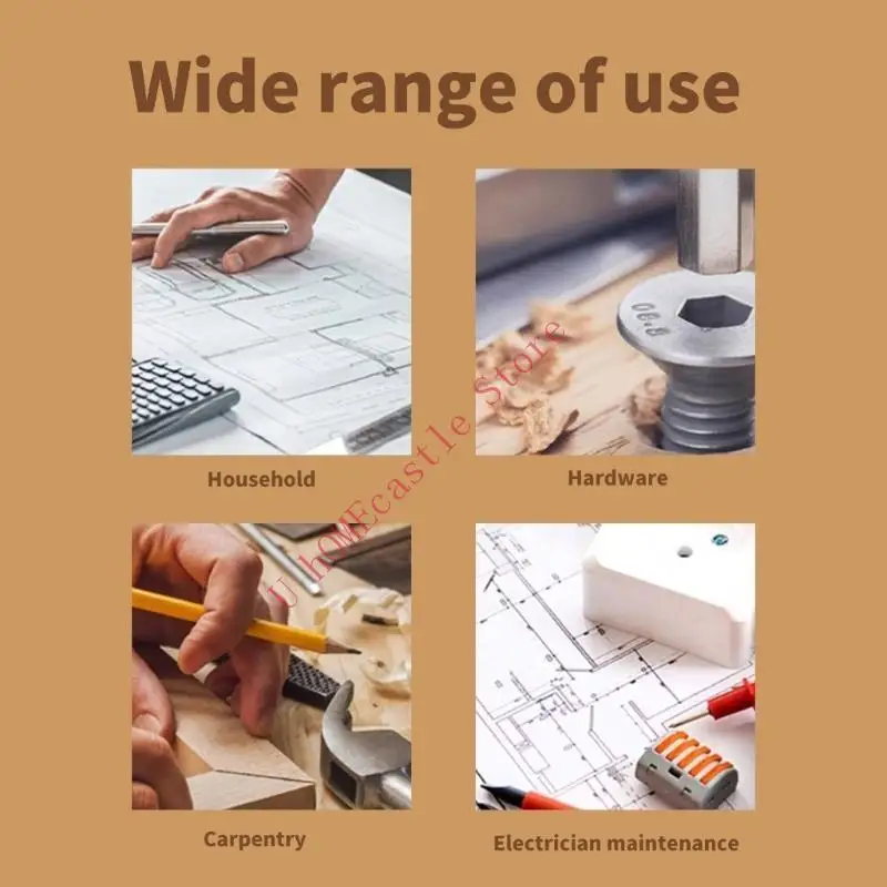63HF Stainless Metal Drafting Ruler with Measurement Systems for Architects Engineers