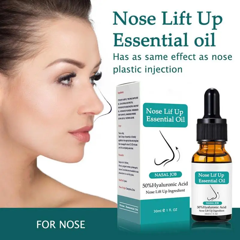 

Nose Lift Up Oil Nose Shaping Essence Organic Soothing Instant Absorption Mild Hydrating Plant Extracts Nose Shaper Oil 30ml