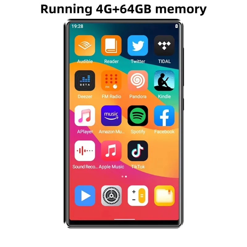 

B34B-WIFI 5.0-Inch IPS HD Video MP5 MP4 Bluetooth Metal Full Touch Screen MP3 Digital Music Player
