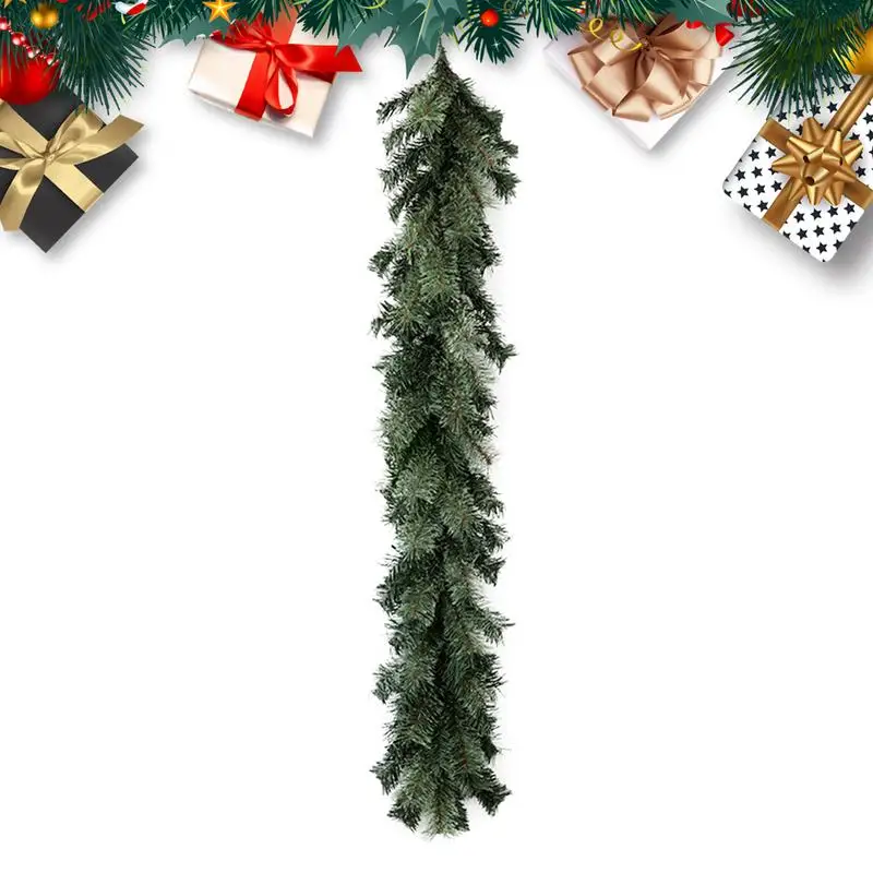 

Pine Greenery Garland Fadeless Door Wreath Vivid Garland Realistic Decorative Wreath Realistic Seasonal Christmas Decorations