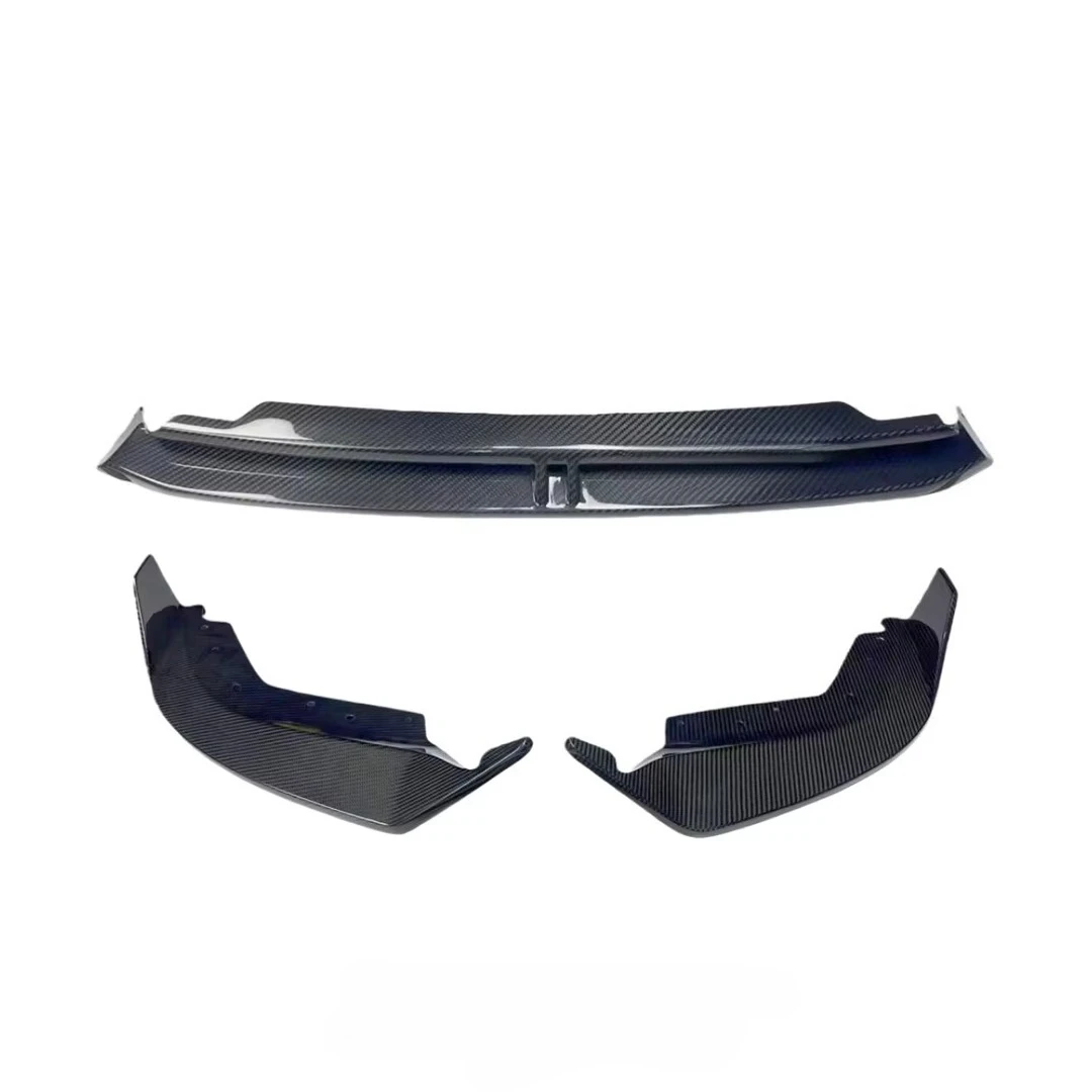 For AD Style Carbon Fiber Front Bumper Lip Spliter For BMW 3 Series G20 G21 M340i Touring Pre Lci 2019-2022 Front Lip