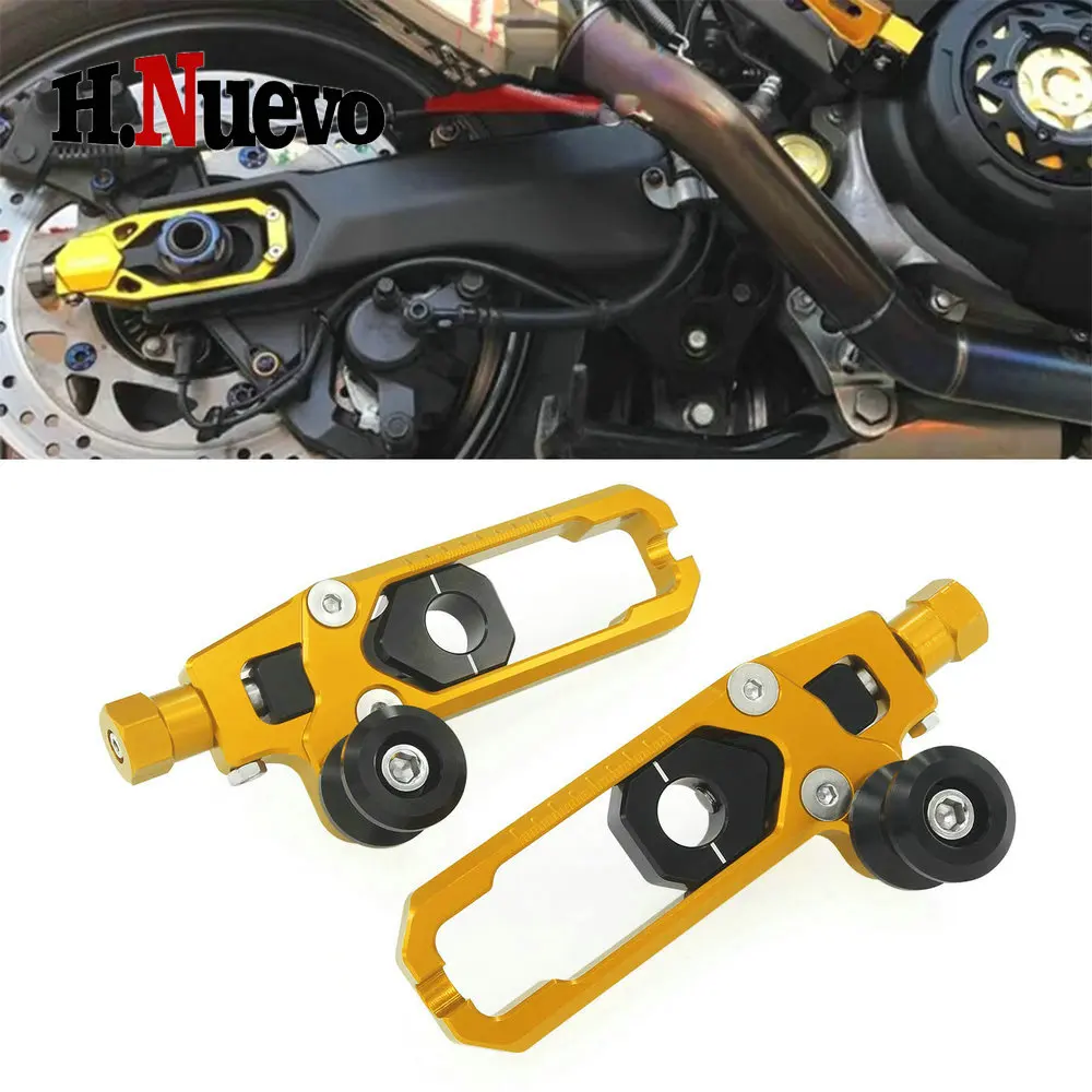 For Yamaha R15 V3 MT15 Motorcycle Chain Adjusters Tensioners Catena with Swingarm Swing Arm Spool MT-15 2019-2022