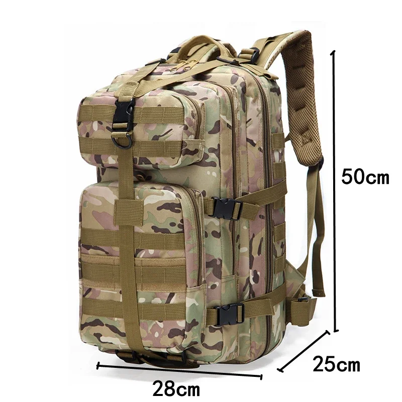 New 1000D Nylon Tactical Backpack Army Outdoor Bag Sports Camping Hiking Fishing Hunting Climbing Outdoor Rucksack 28L