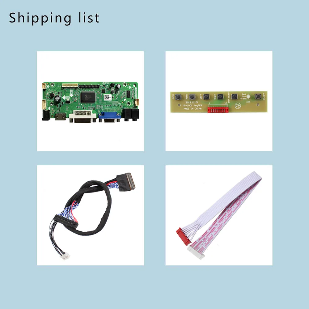 HD MI DVI VGA LCD Controller Board For 15.6inch 1920x1080 G156HCE-L01 LCD Panel