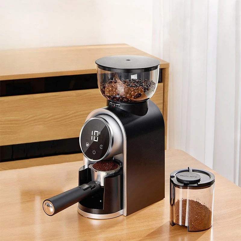 

Smart screen display Electric bean grinder Italian coffee grinder Thickness adjustable grinder Home coffee machine