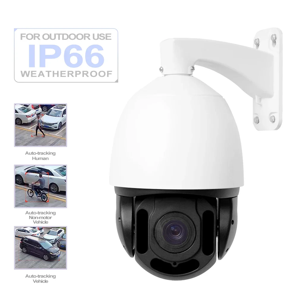 UNV 4K Ultra High Definition Line Crossing CCTV Auto-tracking PTZ Camera Waterproof 360 Dome 25X Zoom Security Camera Systems