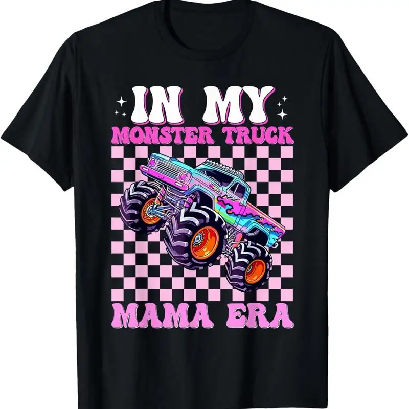 Camiseta Groovy In My Monster Truck Mama Era Monster Truck Mom