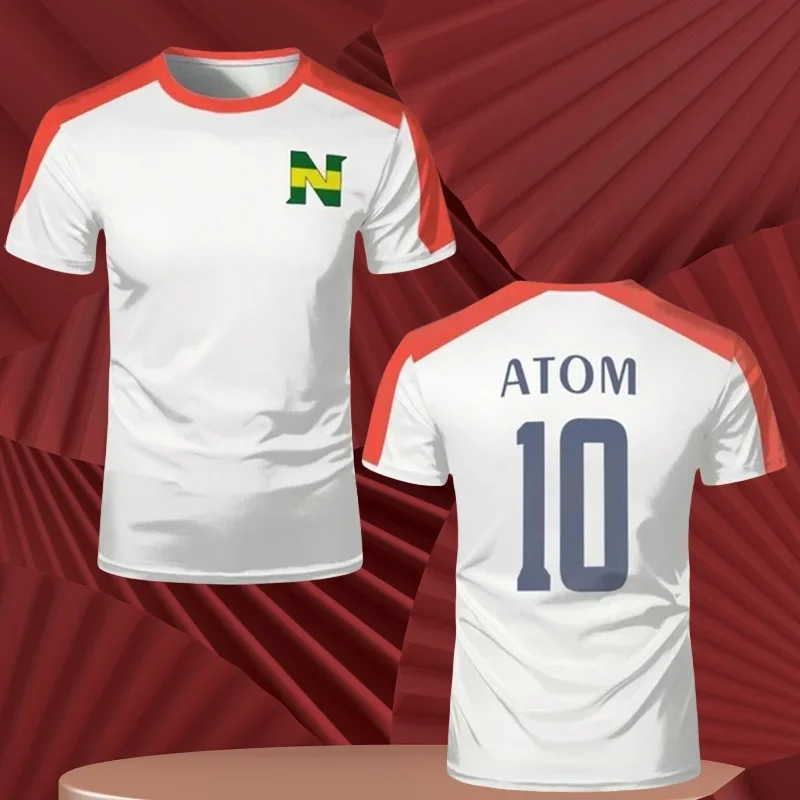 Summer Football Soccer Jerseys Youth Anime Jersey Cosplay Loose Men's Women's Quick Drying Fashion Sportswear Children's T-shirt