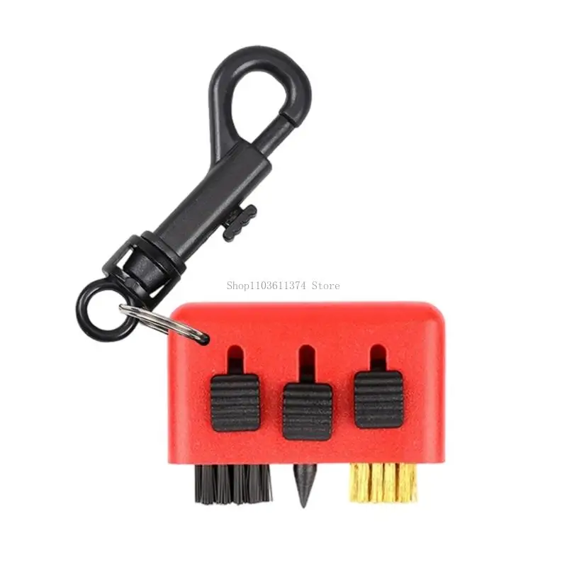  Compacts Golf Club Cleaning Tool For Grooves Dirt And Grass Removal On Course