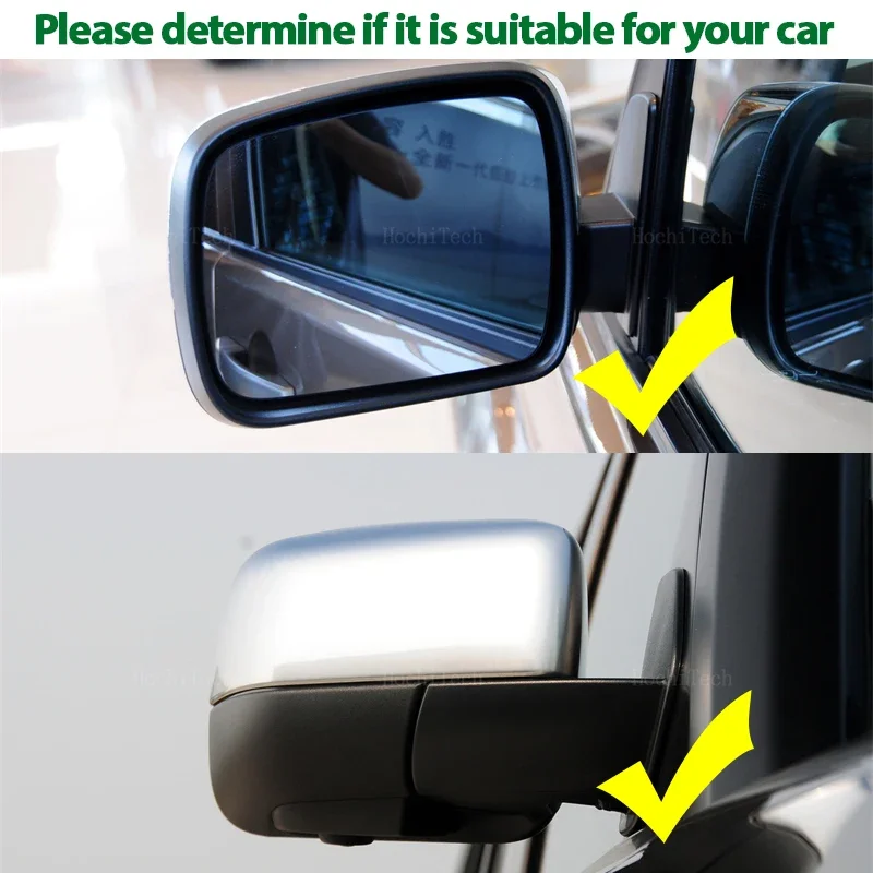 Left & Right Side Mirror Glass Rear View Rearview Exterior Wide Angle for Land Rover Discovery 4 LR4 2010-2013