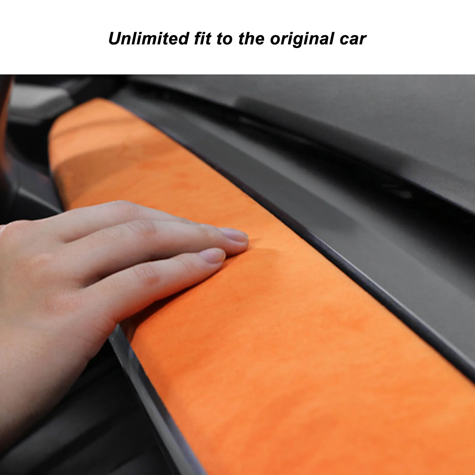 

Interior Door Panel Molding Trim Car Dash Wrap Elegant Soft Suede Easy Install Fadeproof for Tesla Model 3 Y 2019 To 2023