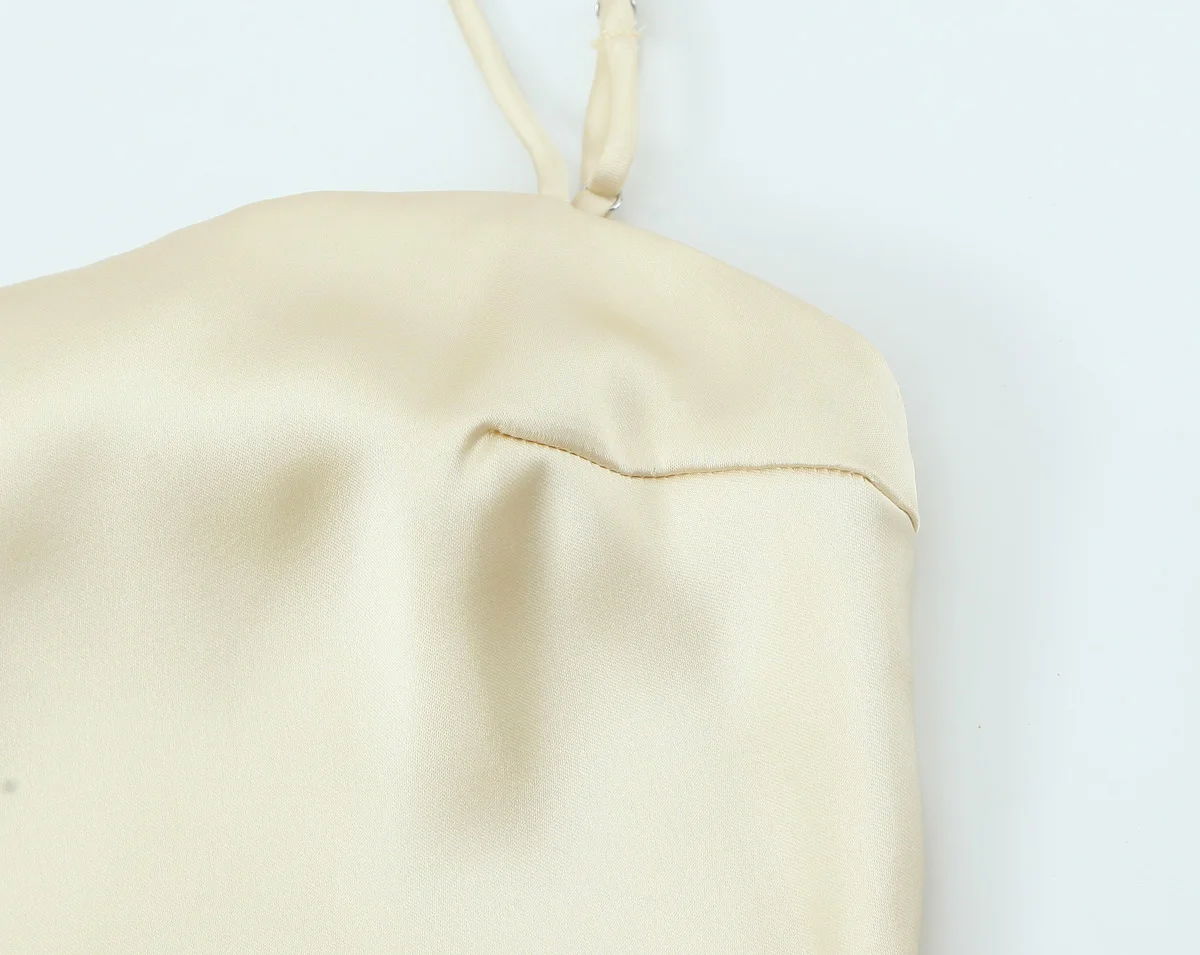 KONDALA-vestido plisado calado con espalda descubierta para mujer, elegante, Beige, moda 2021, camisola larga, vestido de fiesta para vacaciones en la playa y noche