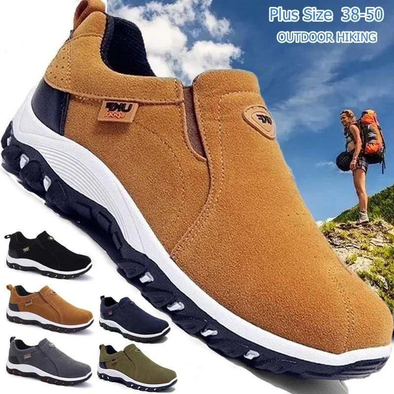 Hiking Shoes Men Sports Shoes Outdoor Lightweight Walking Shoes Slip-On Casual Men's Comfort Shoe Men's Shoe Zapatillas Hombre