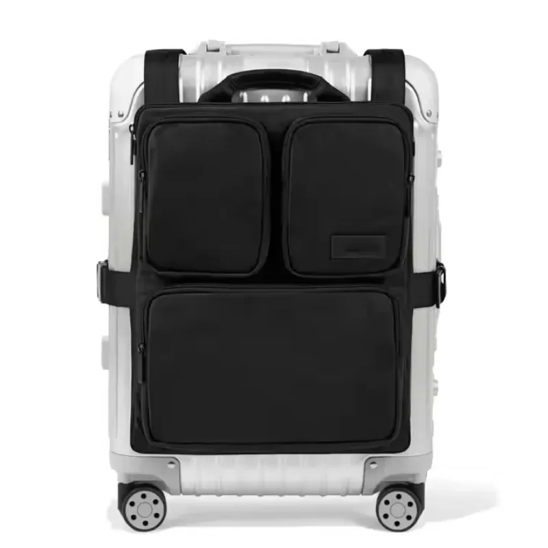 Suitcase Additional bag Large capacity boarding case hanging bag Foldable external storage  Strap bag