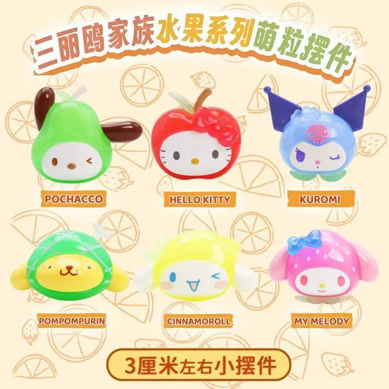 

Sanrio Family Snack Series Trendy Toy Blind Bags Blind Boxes HelloKitty Cinnamoroll Melody Pachacoo Pompom Purin Kuromi Mini Fi