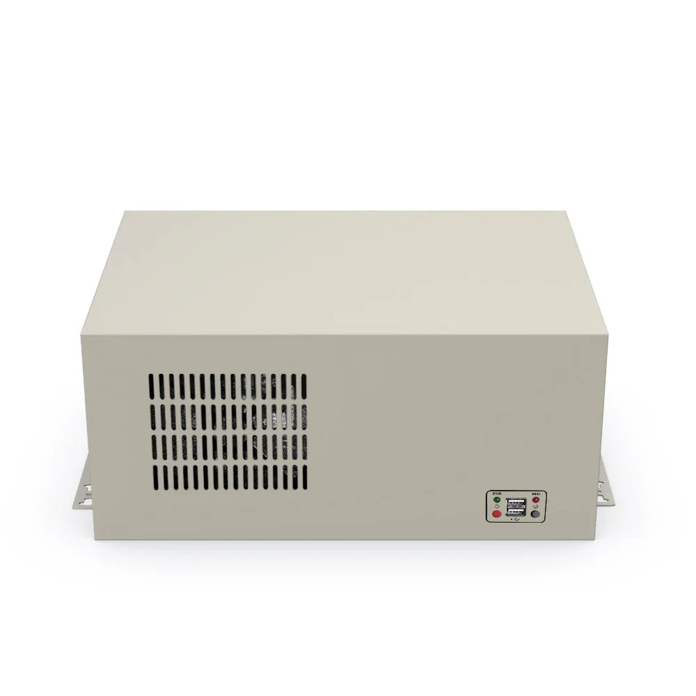 New Wall Mounted Small Chassis ATX Power Supply Position Industrial Control Server Compact MATX Motherboar 1.0 Galvanized Steel