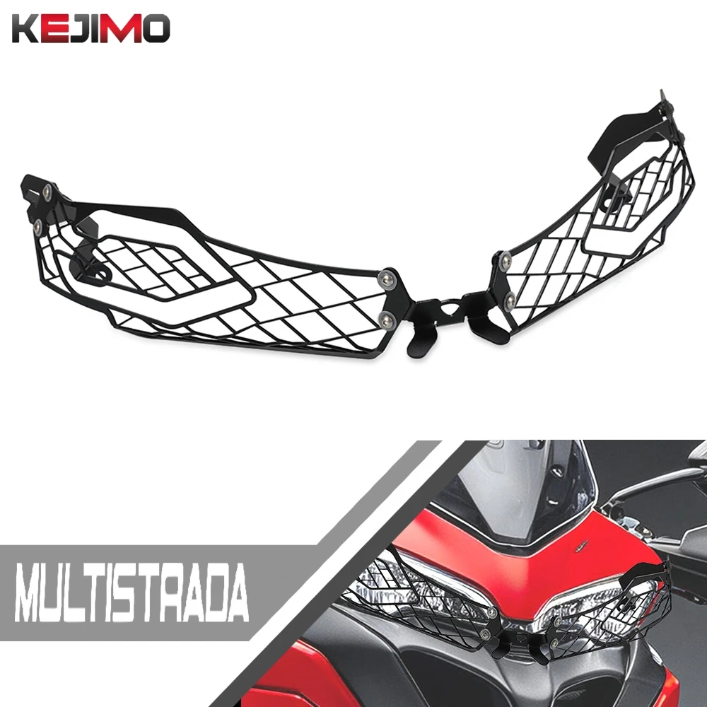 FOR Ducati Multistrada 950 MULTISTRADA 1200 S /1260 ENDURO Motorcycle Aluminium Headlight Protection Cover Grille Accessories