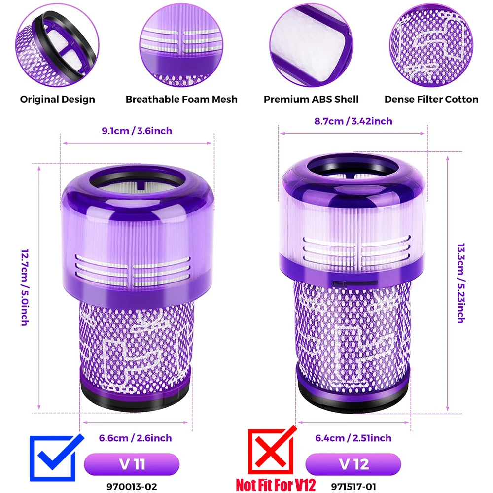 For Dyson V11 V15 SV14 SV15 SV22 Vacuum Cleaner Large Size Dust Bin with HEPA Filter,Dust Bucket Replacement Part image 4