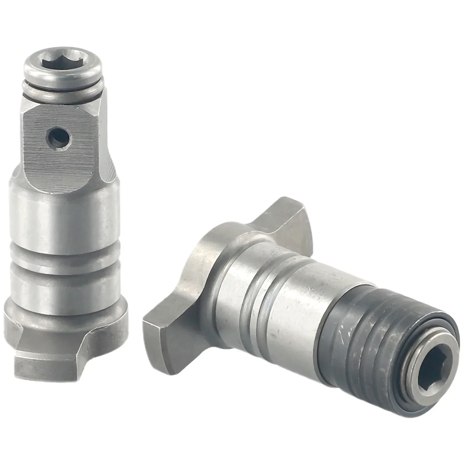 Electric Brushless Wrench Shaft Set 2pcs Hex Adapter for Efficient Installation of Sanitary Ware and Pipe Components
