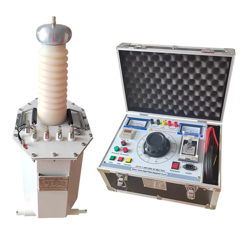

2026 AC Hipot Tester 50kV/5kVA AC Test Equipment Withstand Voltage Hipot Tester Oil Immersed Transformer HV Test Machine