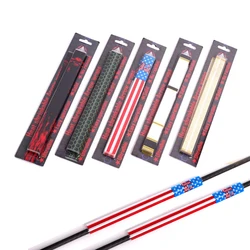 15pcs Archery Heat Shrinkable Arrow Shaft Sticker Arrow Paster Wrap Paper for Wood Bamboo Carbon Fiberglass Arrows DIY Hunting