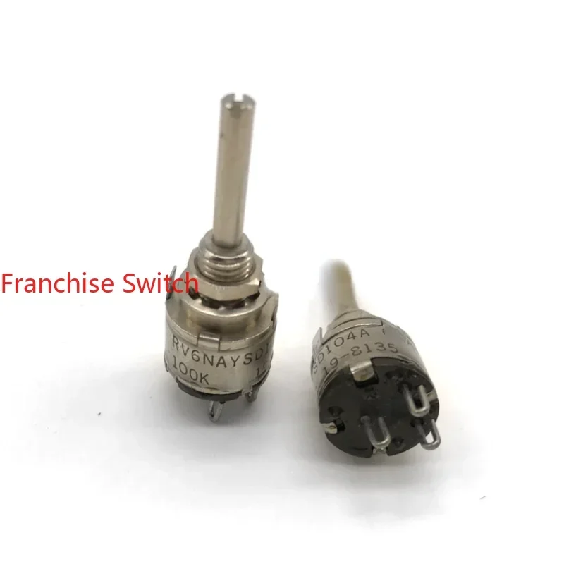 RV6NAYSD104A Conductive Plastic Singleturn Potentiometer 100K