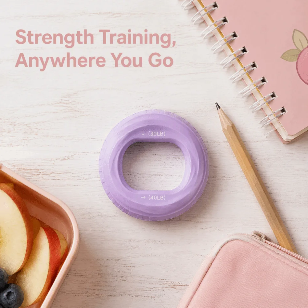 Silicone Material Grip Ring Flexible Texture Dual Resistance Finger Trainer Ergonomic Shape Hand Exerciser Kids Training
