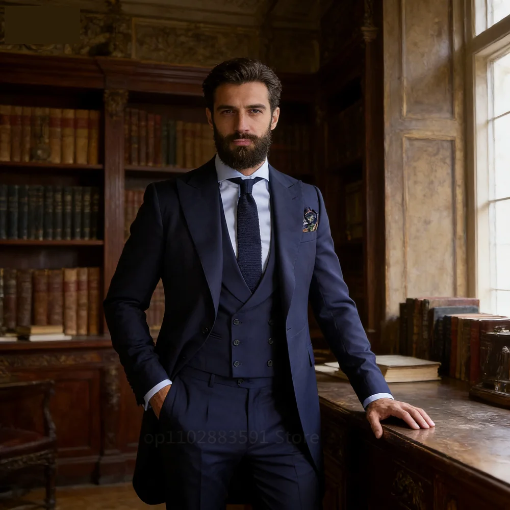 Men Tuxedos Tailcoat Formal Dress Suits Swallow Tail Coat Male Jacket Vest Pants Party Wedding Suit Dance Magic Performance