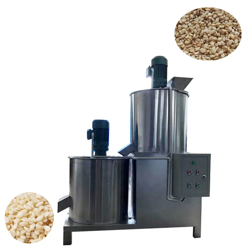 Labor Saving Sesame Seeds Cleaning Machine / Sesame Washing Peeling Machine