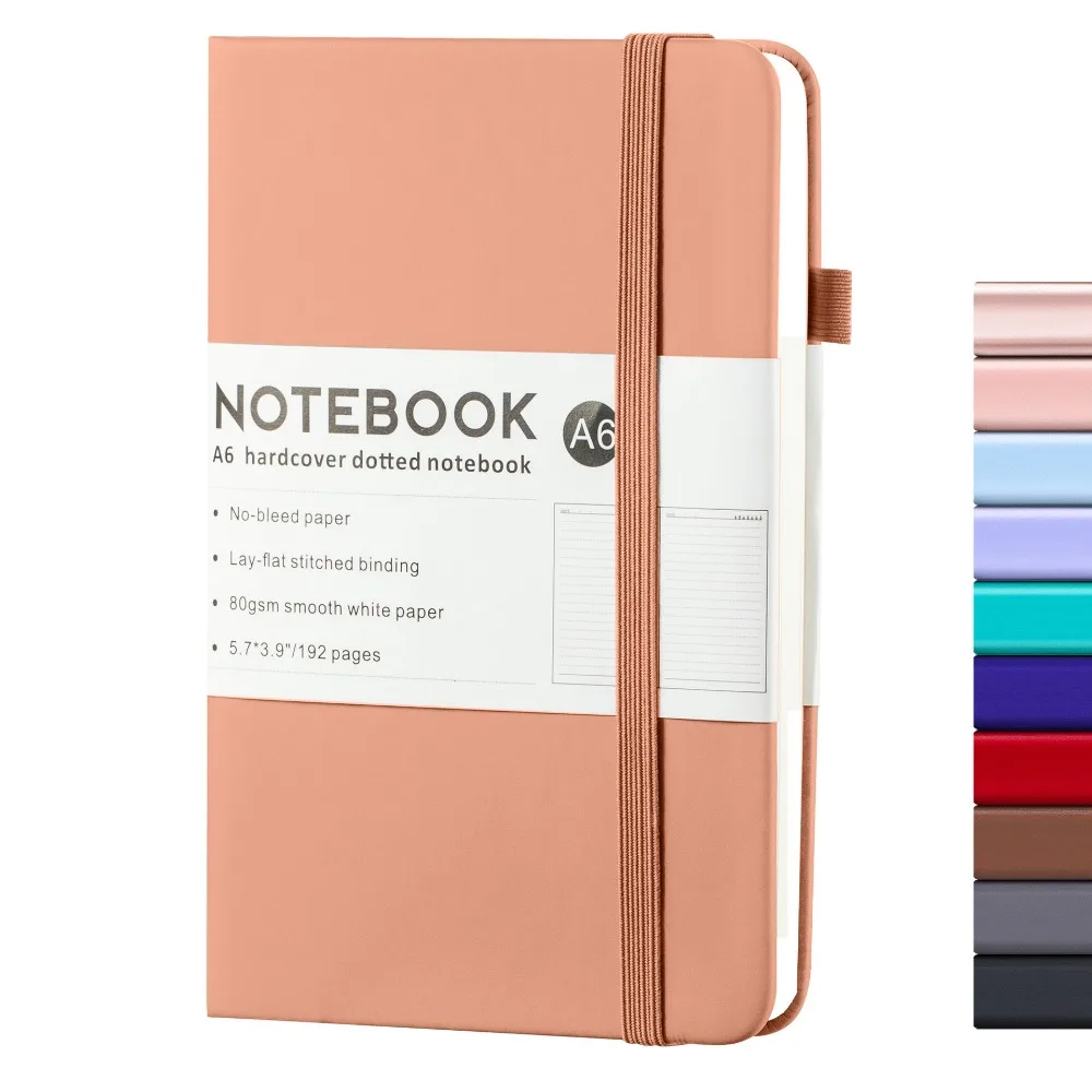 

Strap Notebook A6 Mini Notebook Memo Diary Planner Taking Notes Pocket Notepad Agenda Organizer Thickening