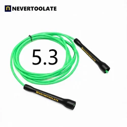 5.3mm 80A PVC WITH CORE THREAD ROPE cc handle 14cm abs  beginner soft pvc jump rope skip freestyle elevate excersise fitness