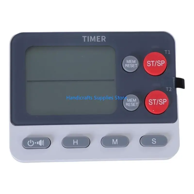 R1WA Kitchen Digital Timer Adjustable Sound for Kitchen Gym and Lab Applications