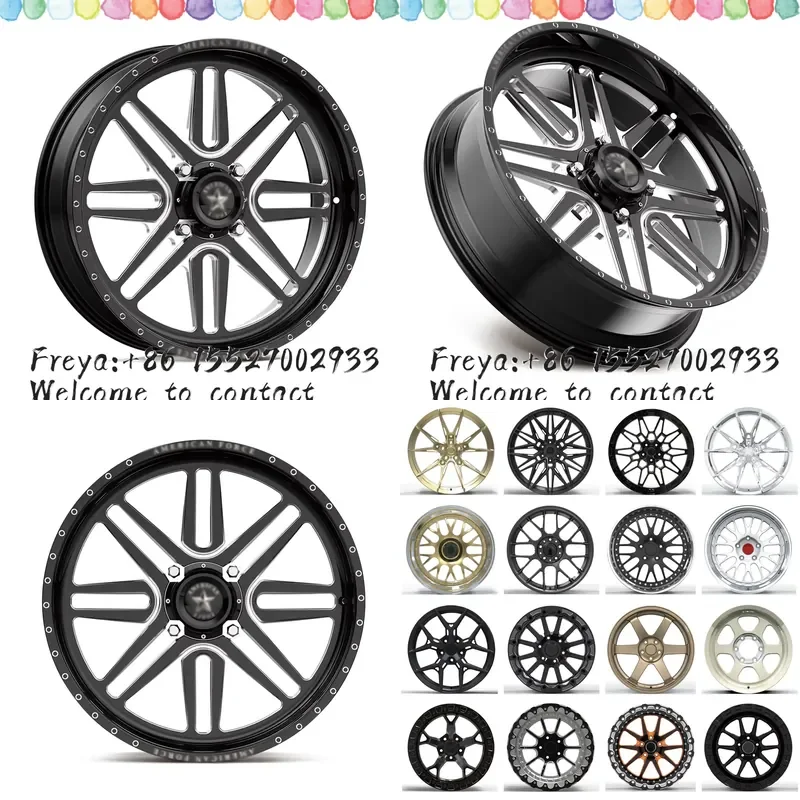 22x7 20x7 American Force Forged Wheels Narrow Aggressive 20 22 24 Inch ET 0mm 4x137 4x156 for Can Am Polaris Side by Side
