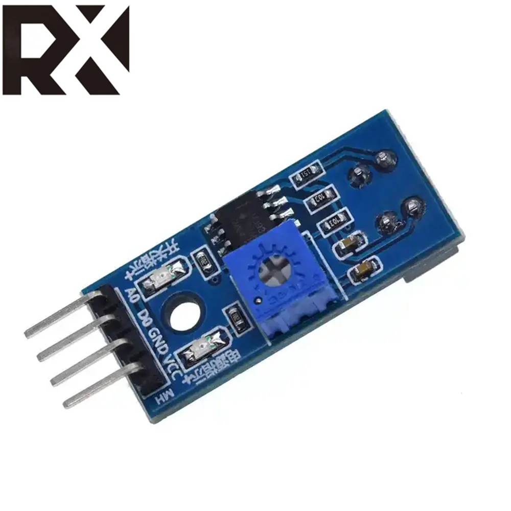 TCRT5000 Módulo Sensor Reflexivo Infravermelho, Interruptor fotoelétrico IR, Linha Barreira Track, Azul