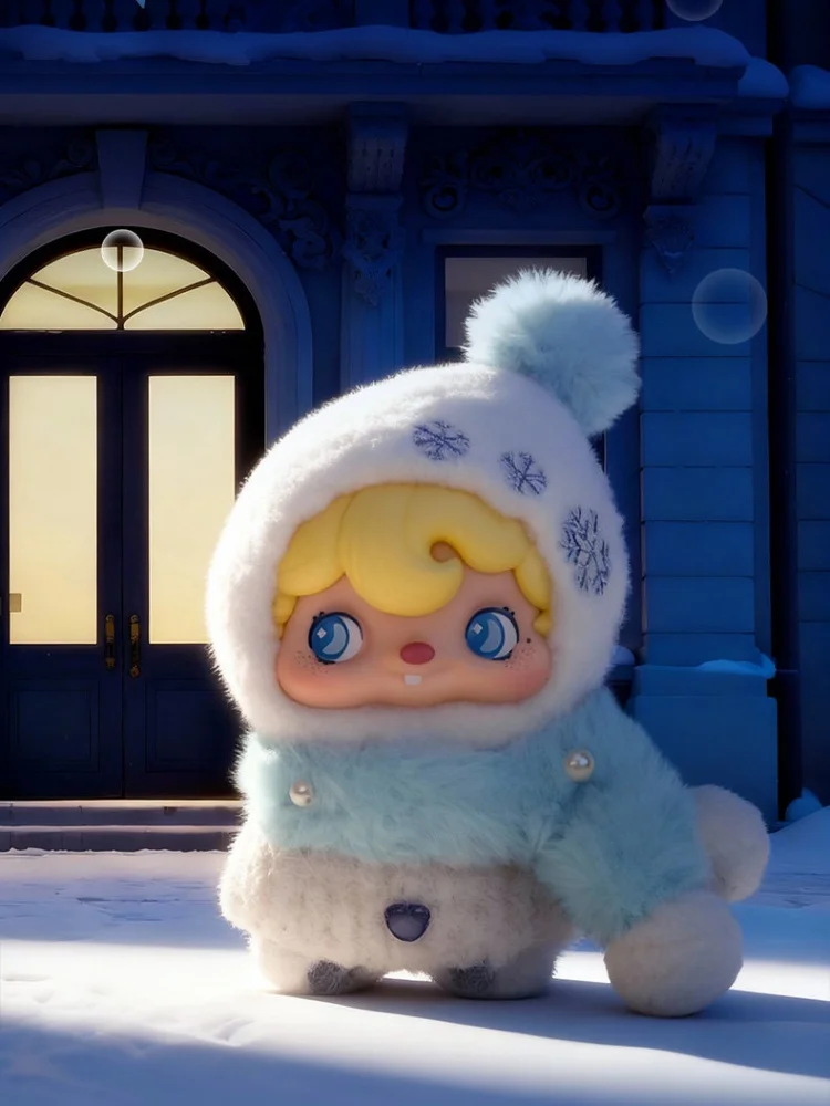 新しいオリジナル 52TOYS ぬいぐるみペンダント人形プーカプーカ雪の赤ちゃんビニールぬいぐるみ人形キーホルダーバックパックペンダント人形おもちゃギフト