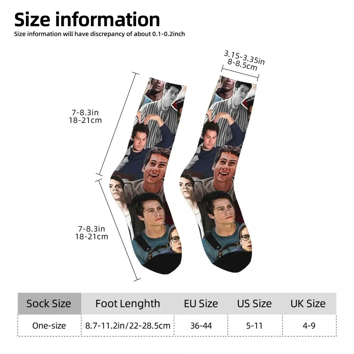 Dylan O'brien Collage Socks Harajuku Super Soft Stockings All Season Long Socks Accessories for Unisex Birthday Present