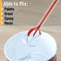 1Pc Hexagonal Shaft Gypsum Paint Mixer Accessories, Electric Drill Stirring Paddle, Multi-Functional Filler Cement Mortar Stirr 5