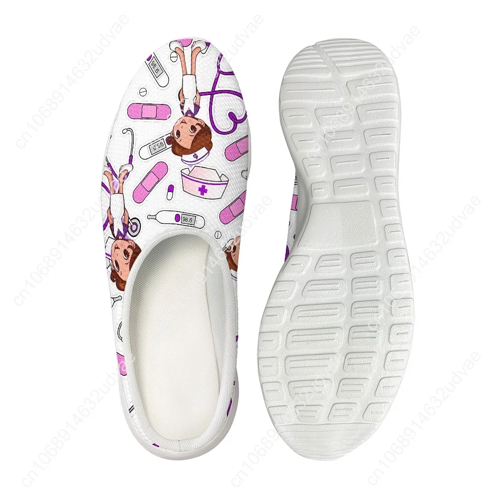 2022 Brand Design Gradient Women's Sandal Summer Comfortable Flats Nursing Shoes Medical Print Ladies Home Slippers