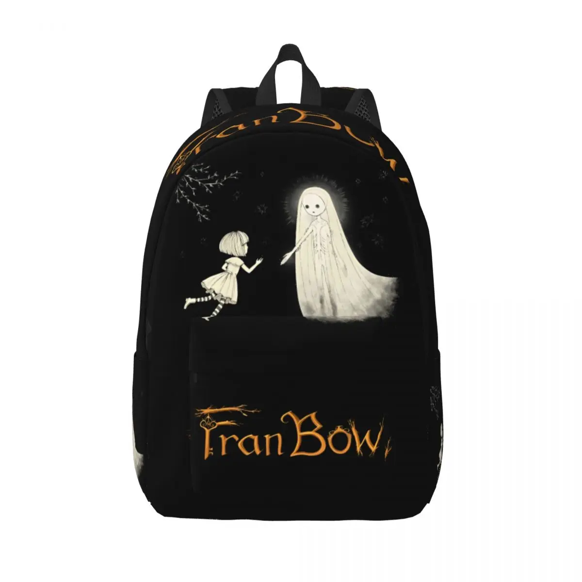 

Fran Bow And A Valokas Backpack for Men Women Cool Student Business Daypack Cartoon Game College Canvas Bags Gift